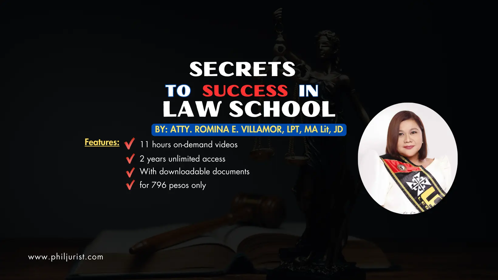 Secrets to Success in Law School - PHILREGIS